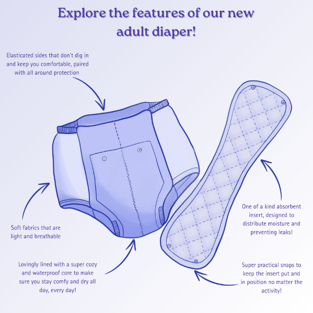 adult diaper design
