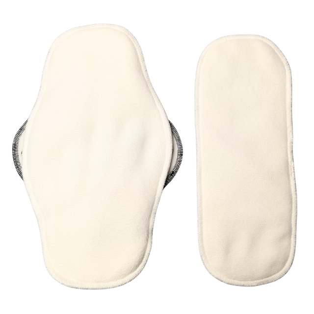 Overnight Bamboo & Polar Fleece Reusable Cloth Pads for Heavy Flow | Leakproof, Eco-Friendly & Ultra-Soft