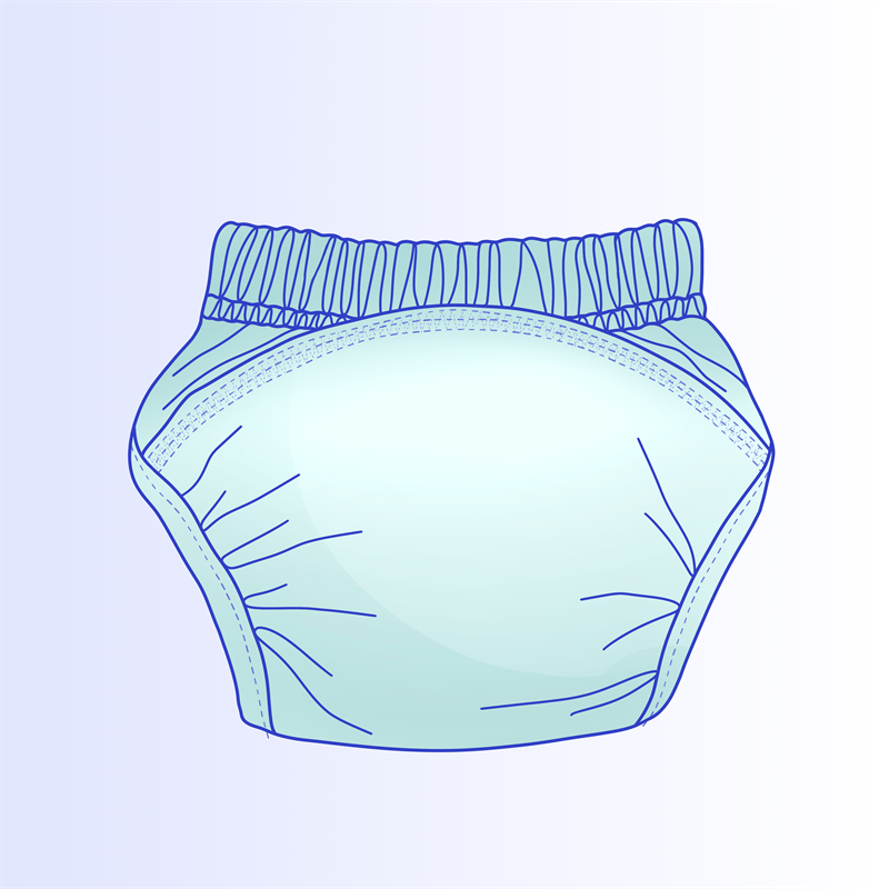 Toddler training pants comparison guide showing reusable and disposable options